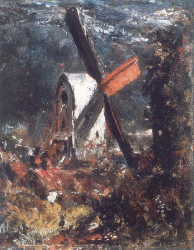 John Constable A windmill near Brighton oil painting image